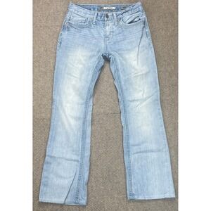 Buckle‎ BKE Aiden Women Bootcut Embroidered Denim Jeans Size 29R